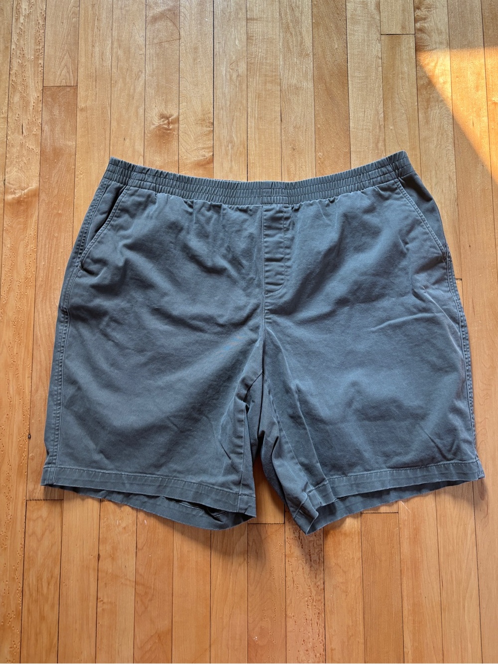 EUC Vintage Lands’ End Green High Rise Cotton Utility Shorts | Women’s Plus 20W